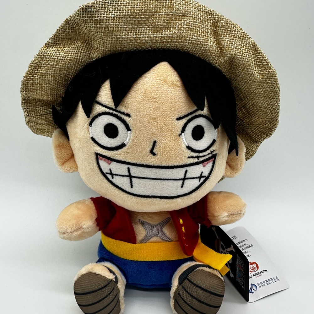 Luffy One Piece Classic Smirk Smile Plushie